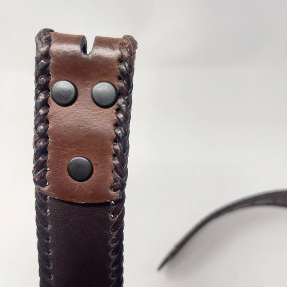 Nocona‎ Genuine Leather Belt Size 42 | Western Tooled Belt | Add Your Own Buckle